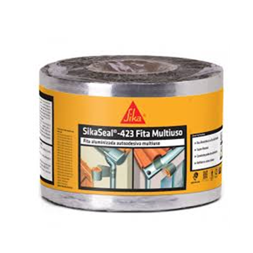 FITA ALUMINIZADA AUTOADESIVA SIKASEAL 423 10CMX10M SIKA (INV)