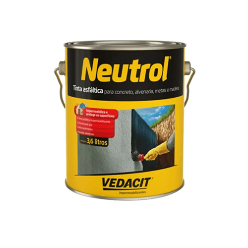 NEUTROL TINTA ASFALTICA IMPERMEA BILIZANTE 3,6L VEDACIT (INV)