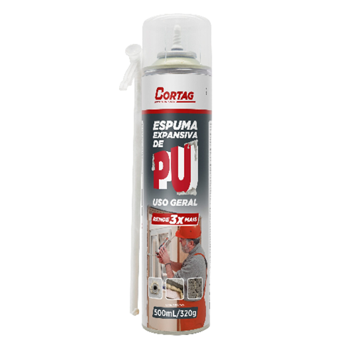 ESPUMA EXPANSIVA PU 500ML/320G CORTAG (INV)