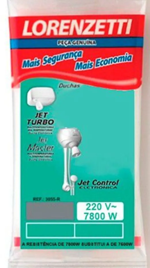 RESISTENCIA CHUVEIRO 220V 7800W REF3055-R LORENZETTI
