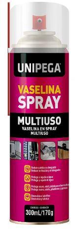 VASELINA SPRAY 300ML / 170G UNIPEGA