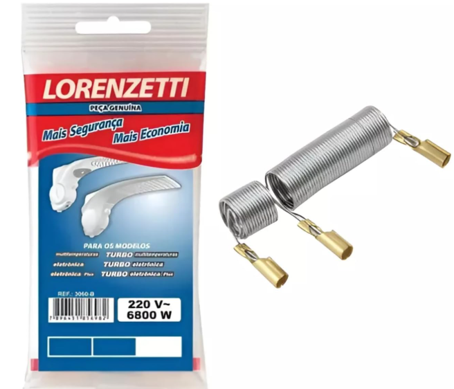 RESISTENCIA CHUVEIRO 220V 6800W REF3060-B LORENZETTI