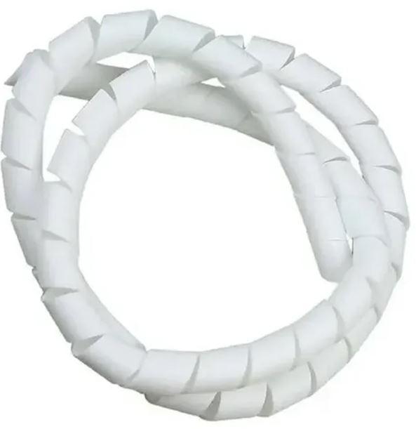 ORGANIZADOR DE FIO 10MM 1,00MT BRANCO OVERTIME