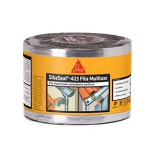 FITA ALUMINIZADA AUTOADESIVA SIKASEAL 423 10CMX10M SIKA (INV)