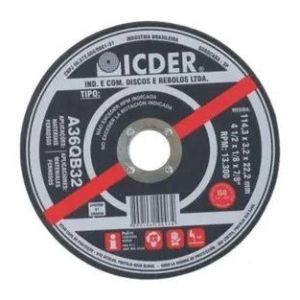 DISCO CORTE FERRO 2 TELAS 12