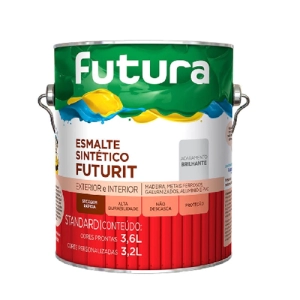 ESMALTE SINTETICO FUTURIT PRETO FOSCO 900ML FUTURA (INV)