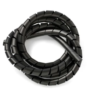 ORGANIZADOR DE FIO 10MM 1,00MT PRETO OVERTIME