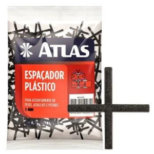 ESPACADOR PLASTICO 1MM COM 100 UNIDADES ATLAS