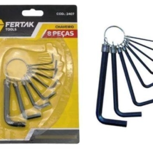 JOGO CHAVE ALLEN 8 PECAS FERTAK