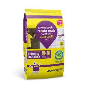 CIMENTCOLA RENDE MAIS ACIII PLUS 10KG QUARTZOLIT (INV)