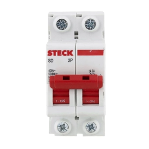 DISJUNTOR BIPOLAR 16A CURVA C STECK (INV)